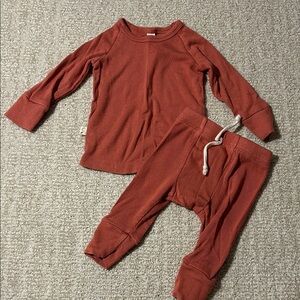 Childhoods clothing baby ribbed tops and bottoms pajamas